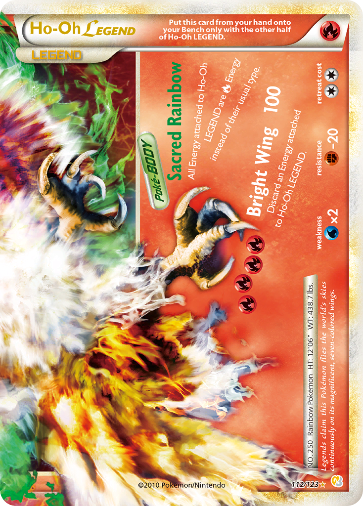 Ho-Oh LEGEND (112/123) [HeartGold & SoulSilver: Base Set] | Mindsight Gaming