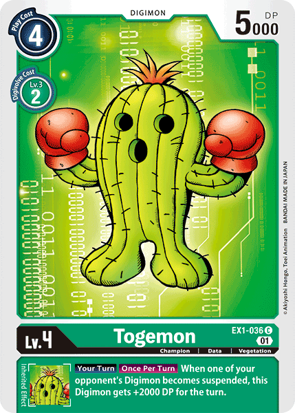 Togemon [EX1-036] [Classic Collection] | Mindsight Gaming