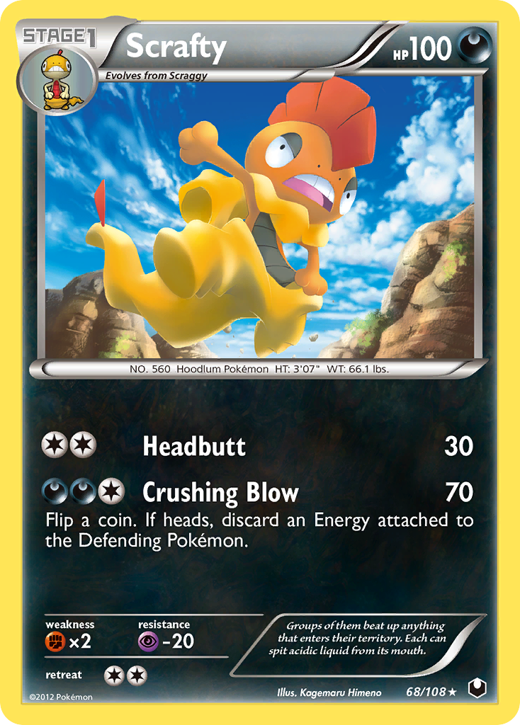 Scrafty (68/108) [Black & White: Dark Explorers] | Mindsight Gaming