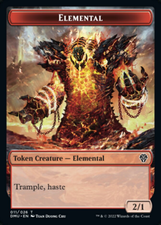 Elemental Token [Dominaria United Tokens] | Mindsight Gaming