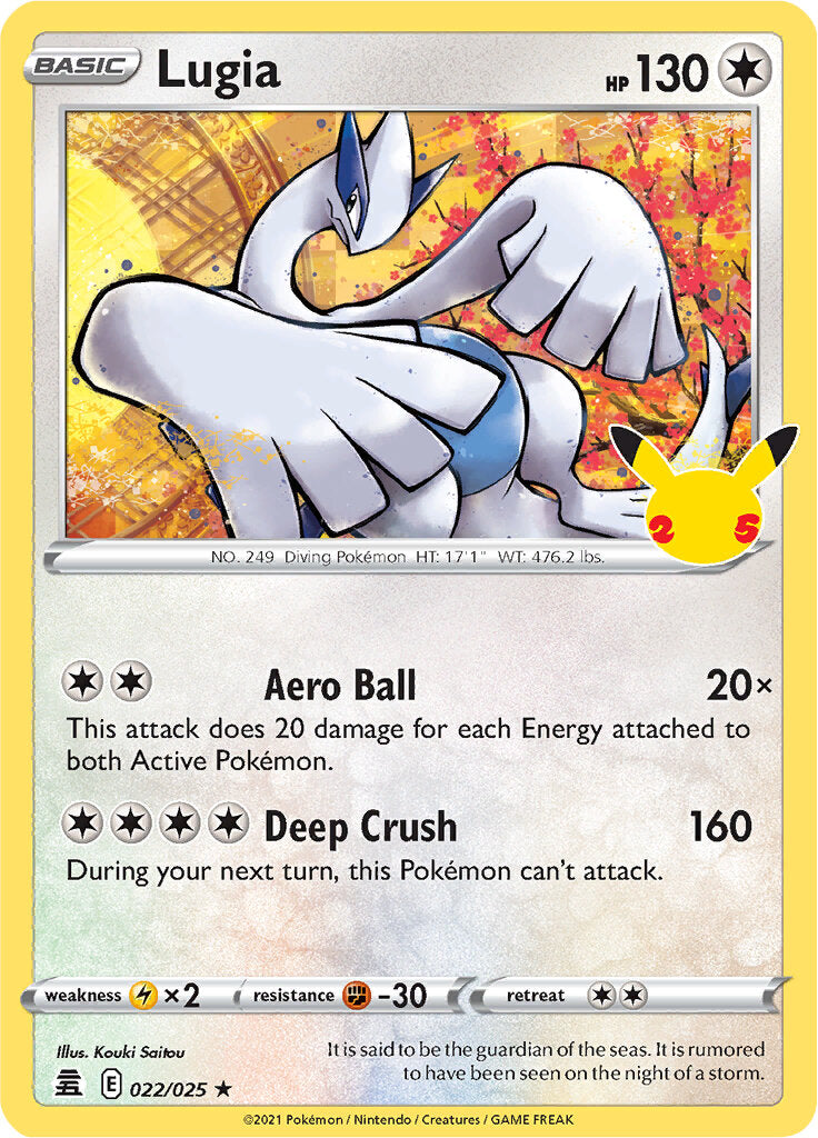 Lugia (022/025) [Celebrations: 25th Anniversary] | Mindsight Gaming