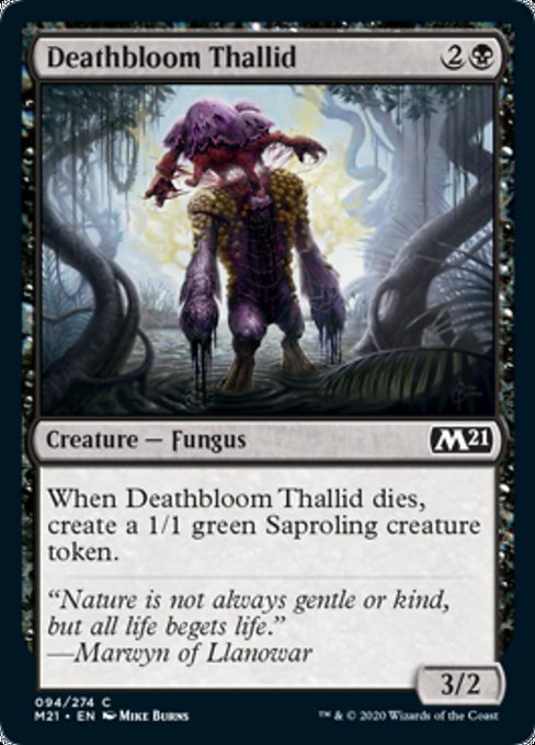 Deathbloom Thallid [Core Set 2021] | Mindsight Gaming