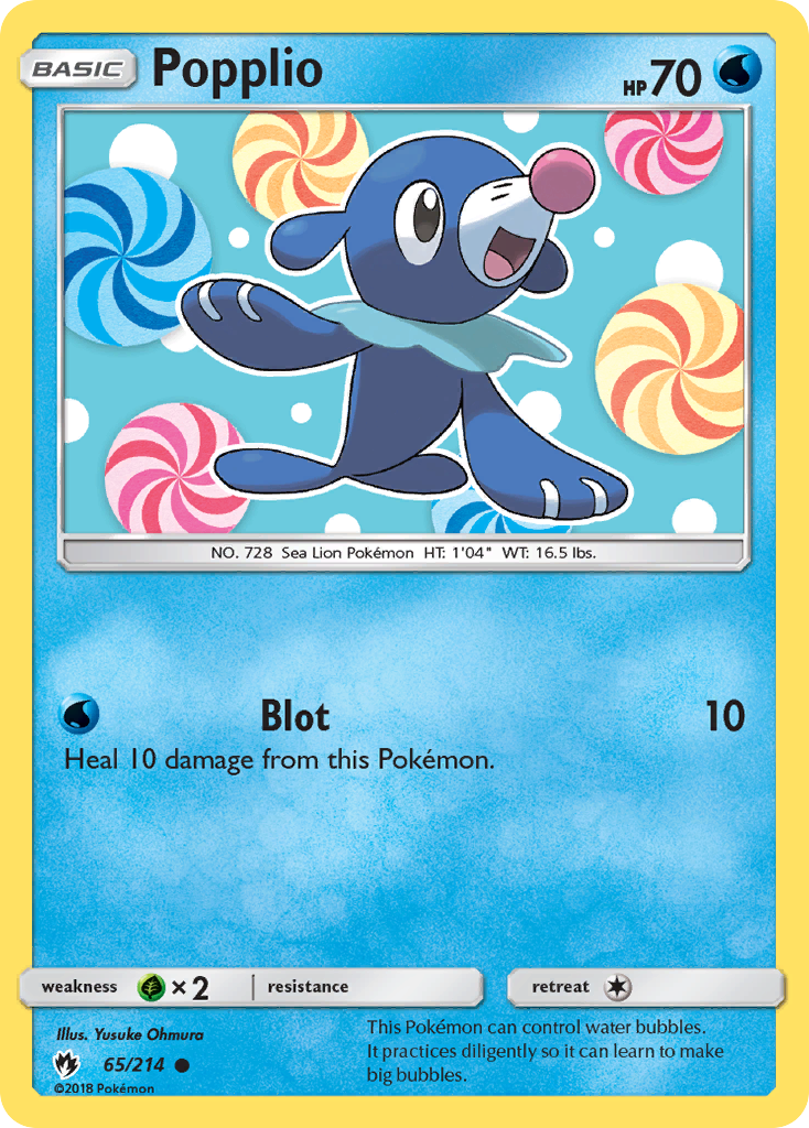 Popplio (65/214) [Sun & Moon: Lost Thunder] | Mindsight Gaming