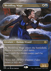 Meddling Mage (Borderless) [Double Masters] | Mindsight Gaming