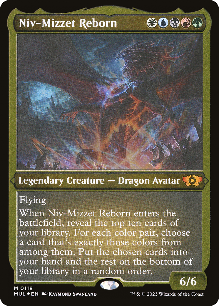 Niv-Mizzet Reborn (Foil Etched) [Multiverse Legends] | Mindsight Gaming