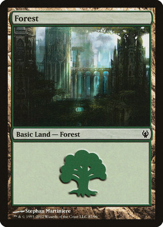 Forest (87) [Duel Decks: Izzet vs. Golgari] | Mindsight Gaming