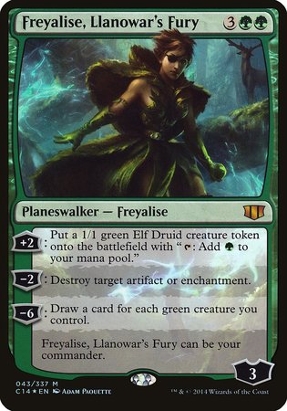 Freyalise, Llanowar's Fury (Commander 2014) [Commander 2014 Oversized] | Mindsight Gaming