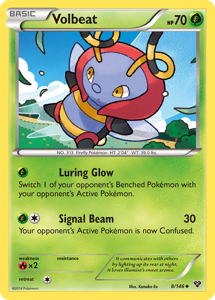 Volbeat (8/146) [XY: Base Set] | Mindsight Gaming