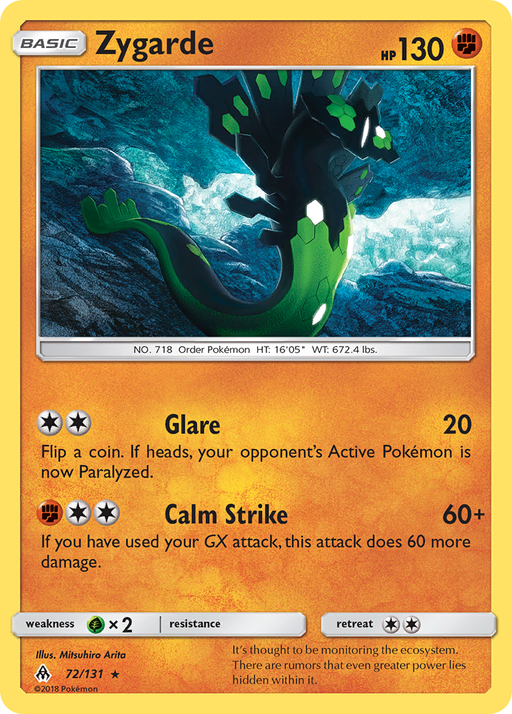 Zygarde (72/131) [Sun & Moon: Forbidden Light] | Mindsight Gaming