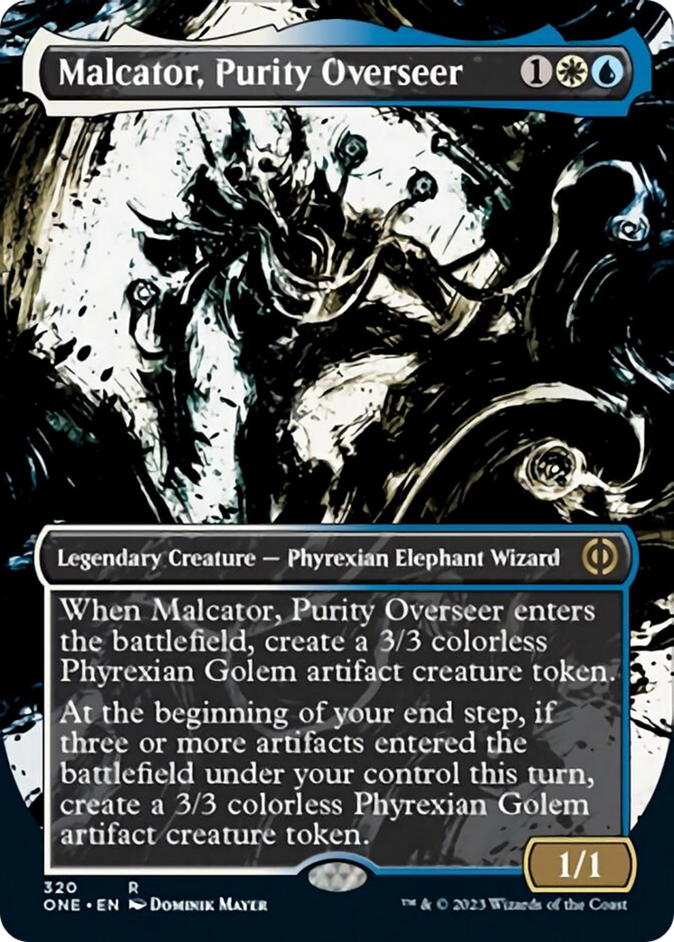 Malcator, Purity Overseer (Borderless Ichor) [Phyrexia: All Will Be One] | Mindsight Gaming