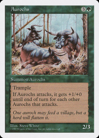 Aurochs [Fifth Edition] | Mindsight Gaming