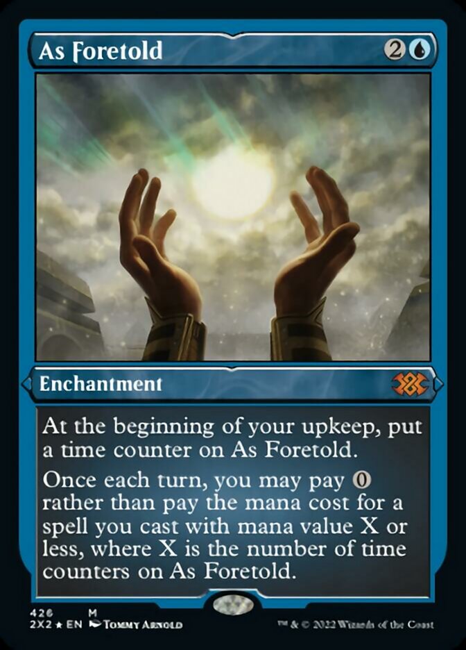 As Foretold (Foil Etched) [Double Masters 2022] | Mindsight Gaming