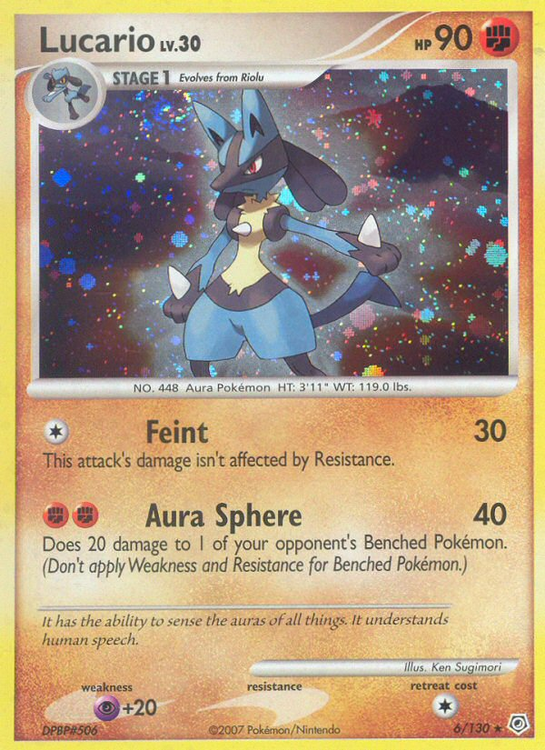 Lucario (6/130) [Diamond & Pearl: Base Set] | Mindsight Gaming