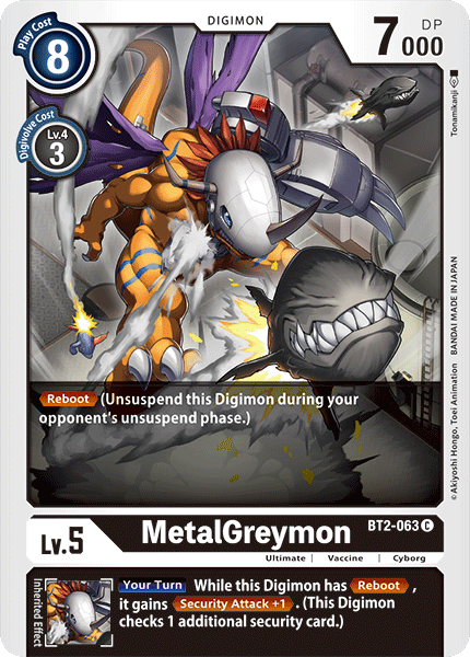 MetalGreymon [BT2-063] [Release Special Booster Ver.1.0] | Mindsight Gaming