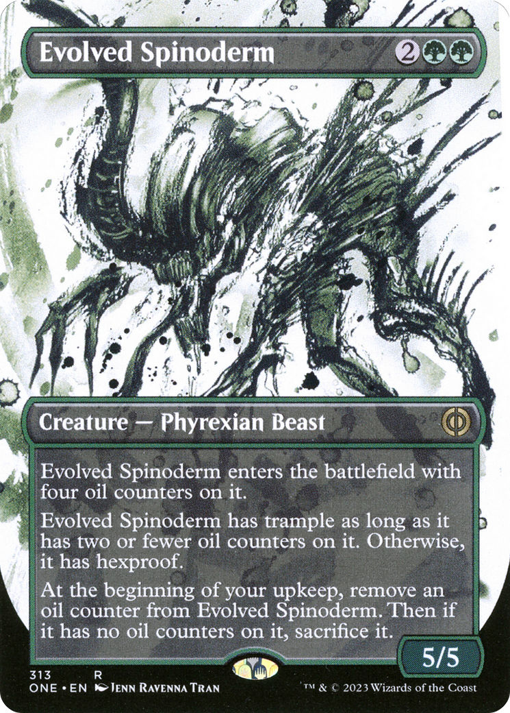 Evolved Spinoderm (Borderless Ichor) [Phyrexia: All Will Be One] | Mindsight Gaming