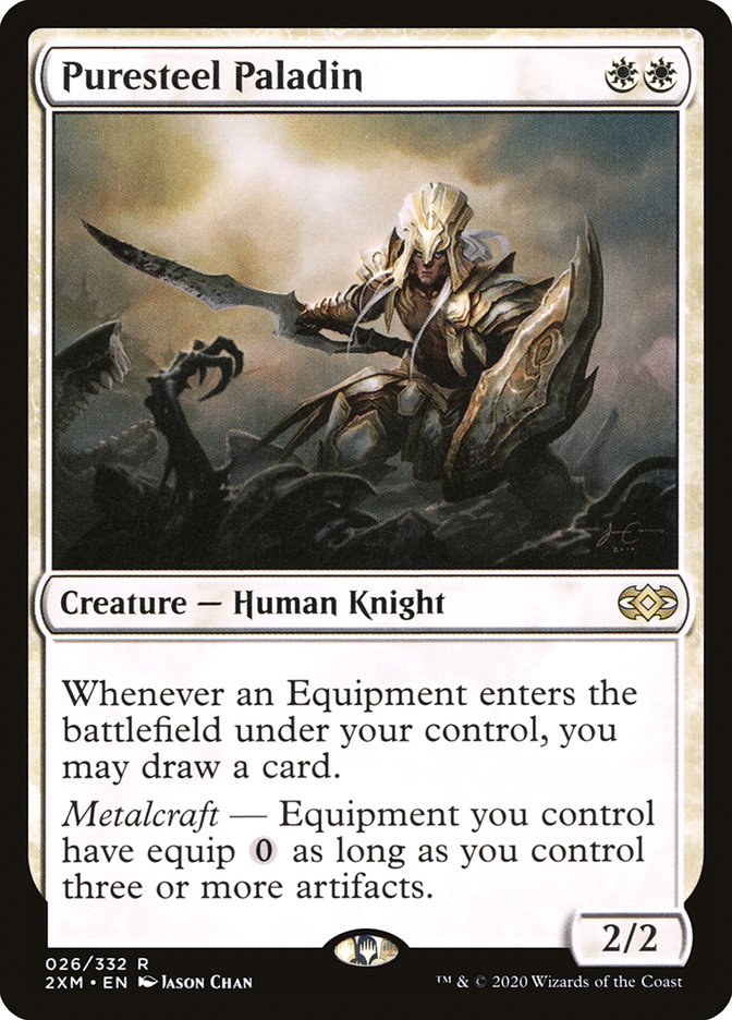 Puresteel Paladin [Double Masters] | Mindsight Gaming