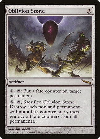 Oblivion Stone [Mirrodin] | Mindsight Gaming