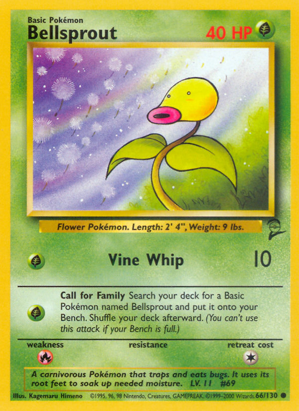 Bellsprout (66/130) [Base Set 2] | Mindsight Gaming