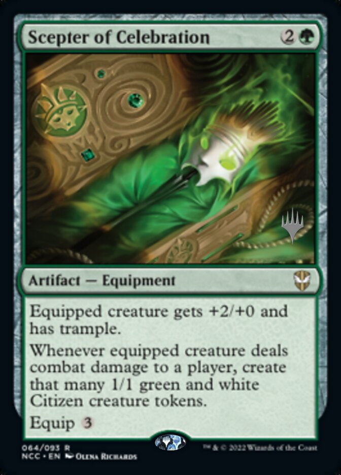 Scepter of Celebration (Promo Pack) [Streets of New Capenna Commander Promos] | Mindsight Gaming