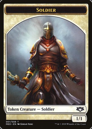 Soldier Token [Mythic Edition Tokens] | Mindsight Gaming