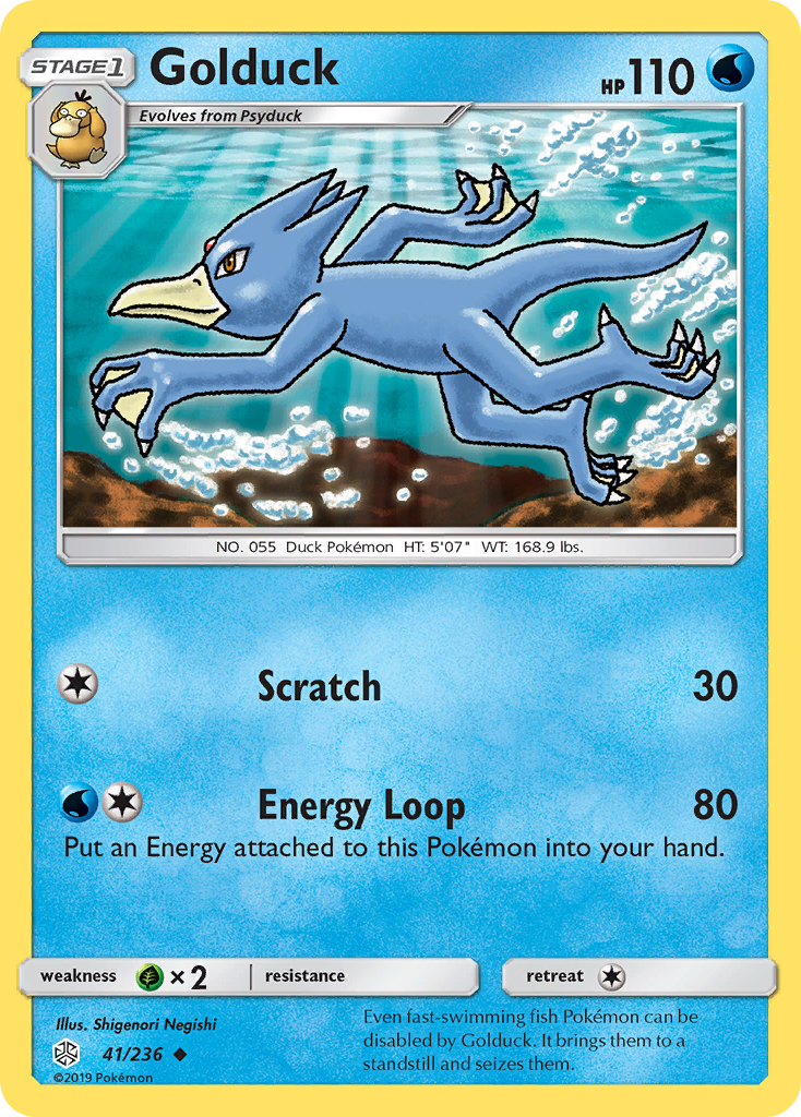 Golduck (41/236) [Sun & Moon: Cosmic Eclipse] | Mindsight Gaming