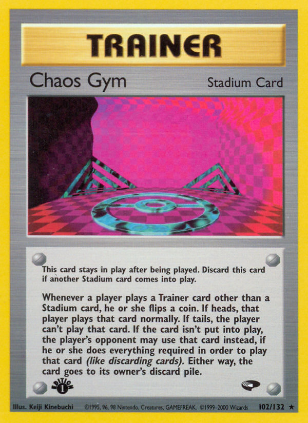 Chaos Gym (102/132) [Gym Challenge 1st Edition] | Mindsight Gaming