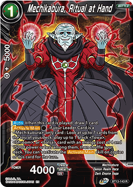 Mechikabura, Ritual at Hand (Rare) [BT13-143] | Mindsight Gaming