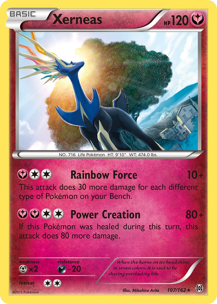 Xerneas (107/162) (Cosmos Holo) (Blister Exclusive) [XY: BREAKthrough] | Mindsight Gaming