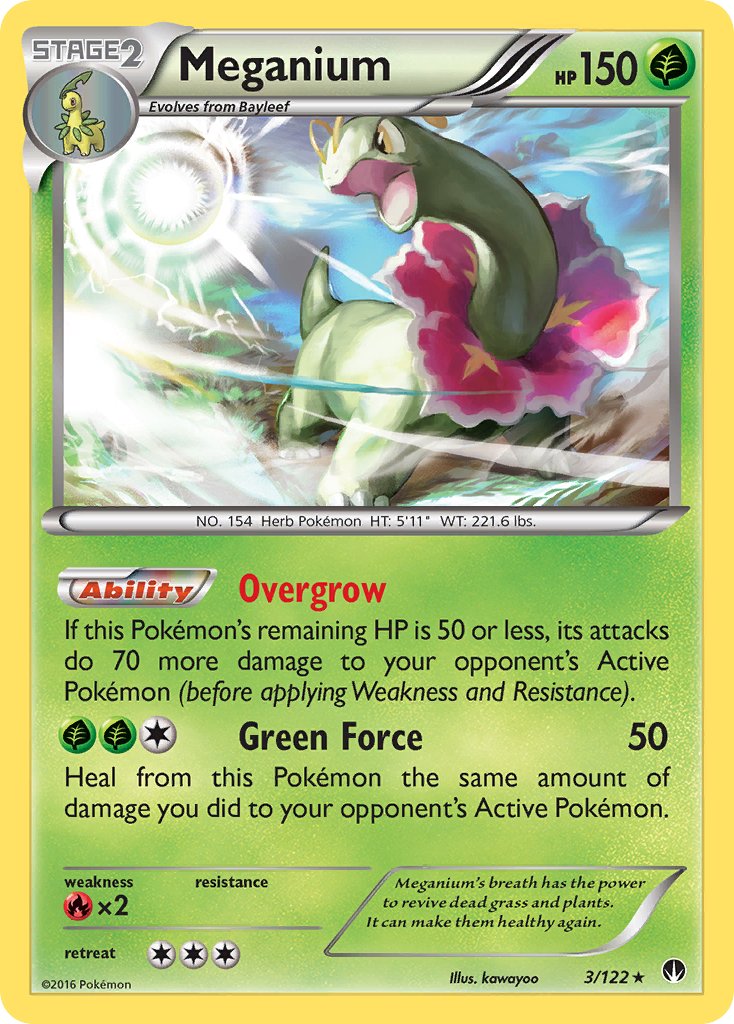 Meganium (3/122) (Cosmos Holo) (Blister Exclusive) [XY: BREAKpoint] | Mindsight Gaming