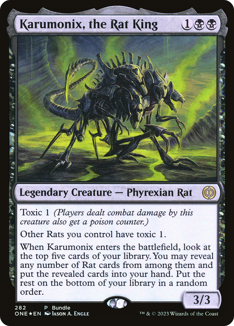 Karumonix, the Rat King (Bundle) [Phyrexia: All Will Be One] | Mindsight Gaming