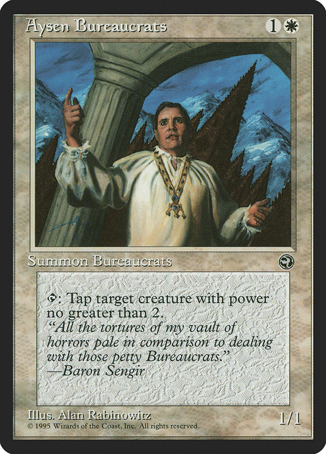 Aysen Bureaucrats (Baron Sengir Flavor Text) [Homelands] | Mindsight Gaming