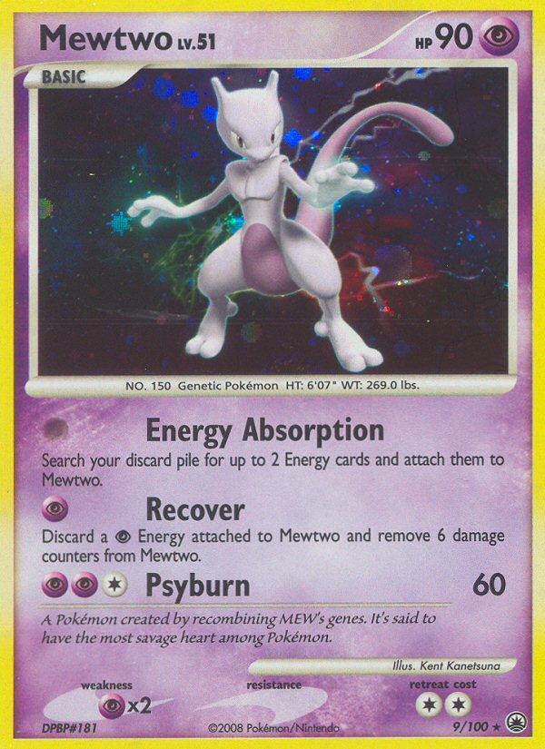 Mewtwo (9/100) [Diamond & Pearl: Majestic Dawn] | Mindsight Gaming