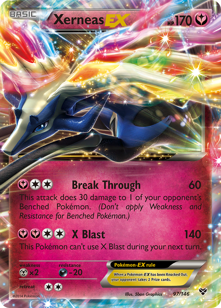 Xerneas EX (97/146) [XY: Base Set] | Mindsight Gaming