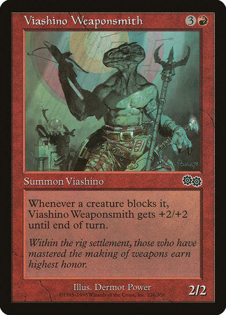 Viashino Weaponsmith [Urza's Saga] | Mindsight Gaming