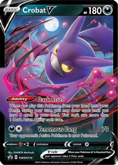 Crobat V (SWSH110) [Sword & Shield: Black Star Promos] | Mindsight Gaming