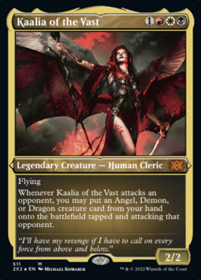 Kaalia of the Vast (Foil Etched) [Double Masters 2022] | Mindsight Gaming