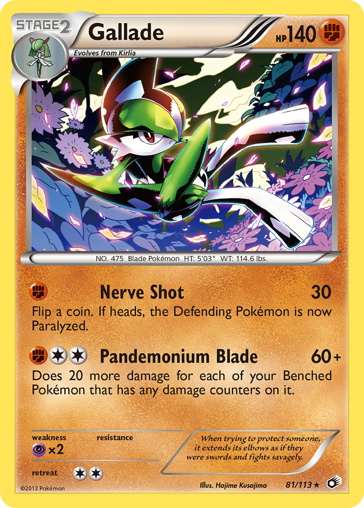 Gallade (81/113) [Black & White: Legendary Treasures] | Mindsight Gaming