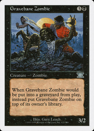 Gravebane Zombie [Classic Sixth Edition] | Mindsight Gaming