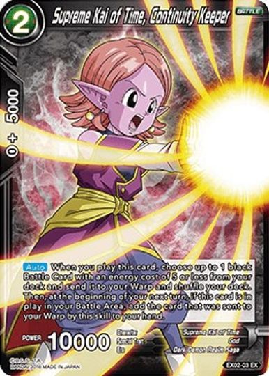 Supreme Kai of Time, Continuity Keeper (EX02-03) [Dark Demon's Villains] | Mindsight Gaming