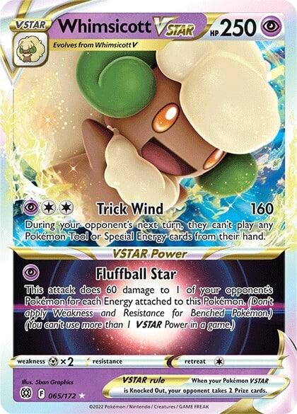 Whimsicott VSTAR (065/172) [Sword & Shield: Brilliant Stars] | Mindsight Gaming