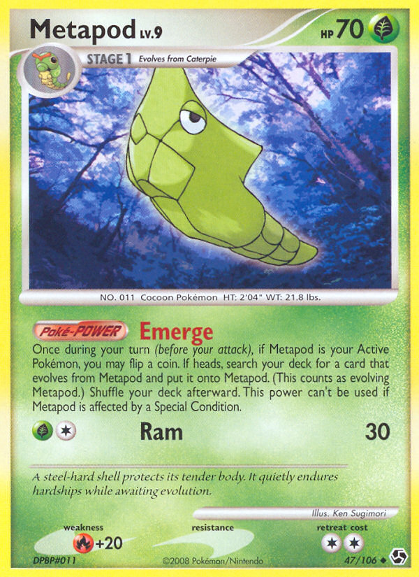 Metapod (47/106) [Diamond & Pearl: Great Encounters] | Mindsight Gaming