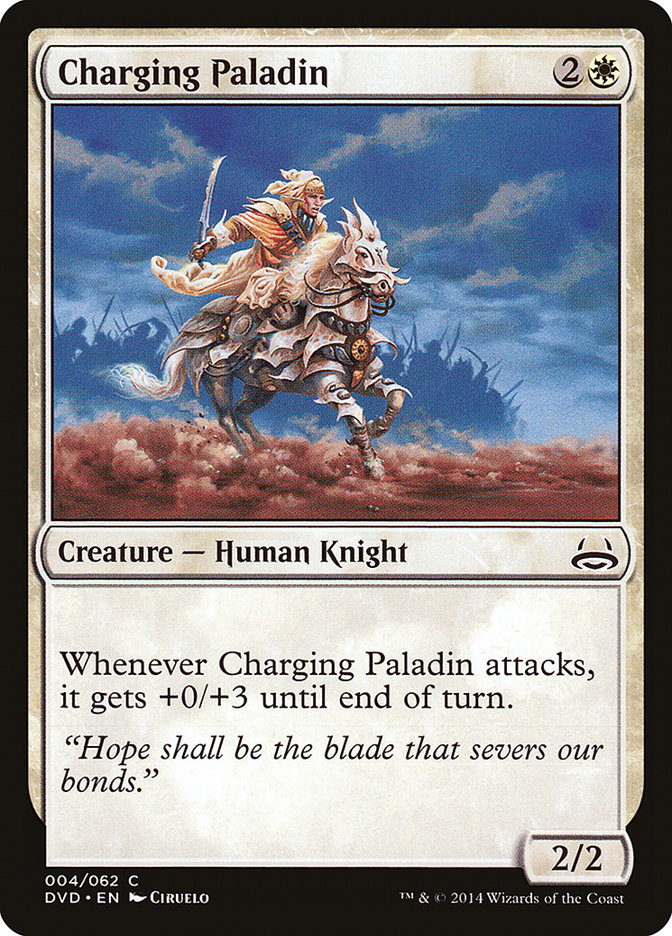 Charging Paladin (Divine vs. Demonic) [Duel Decks Anthology] | Mindsight Gaming