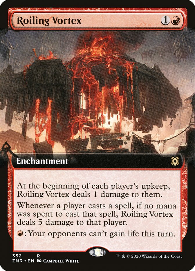 Roiling Vortex (Extended Art) [Zendikar Rising] | Mindsight Gaming