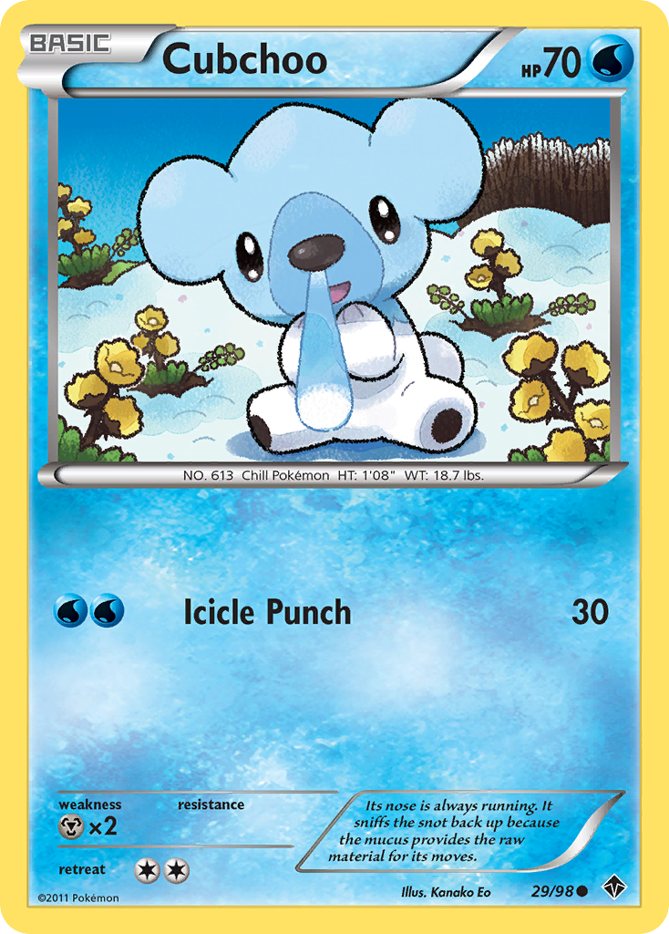 Cubchoo (29/98) [Black & White: Emerging Powers] | Mindsight Gaming