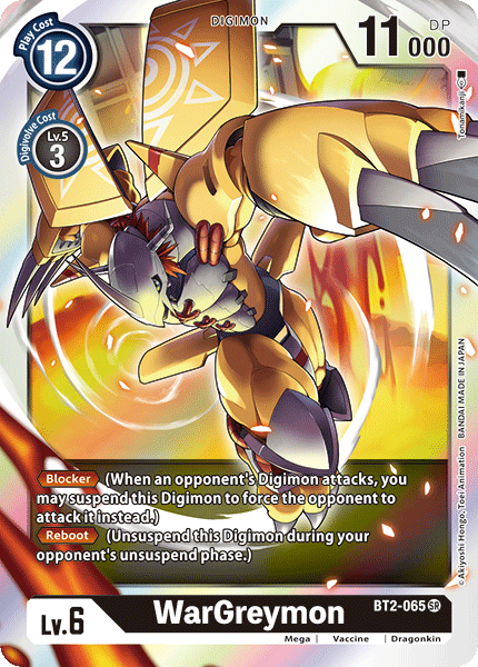 WarGreymon [BT2-065] [Release Special Booster Ver.1.0] | Mindsight Gaming