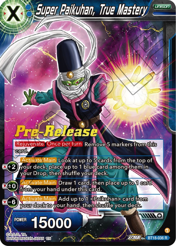 Super Paikuhan, True Master (BT18-036) [Dawn of the Z-Legends Prerelease Promos] | Mindsight Gaming