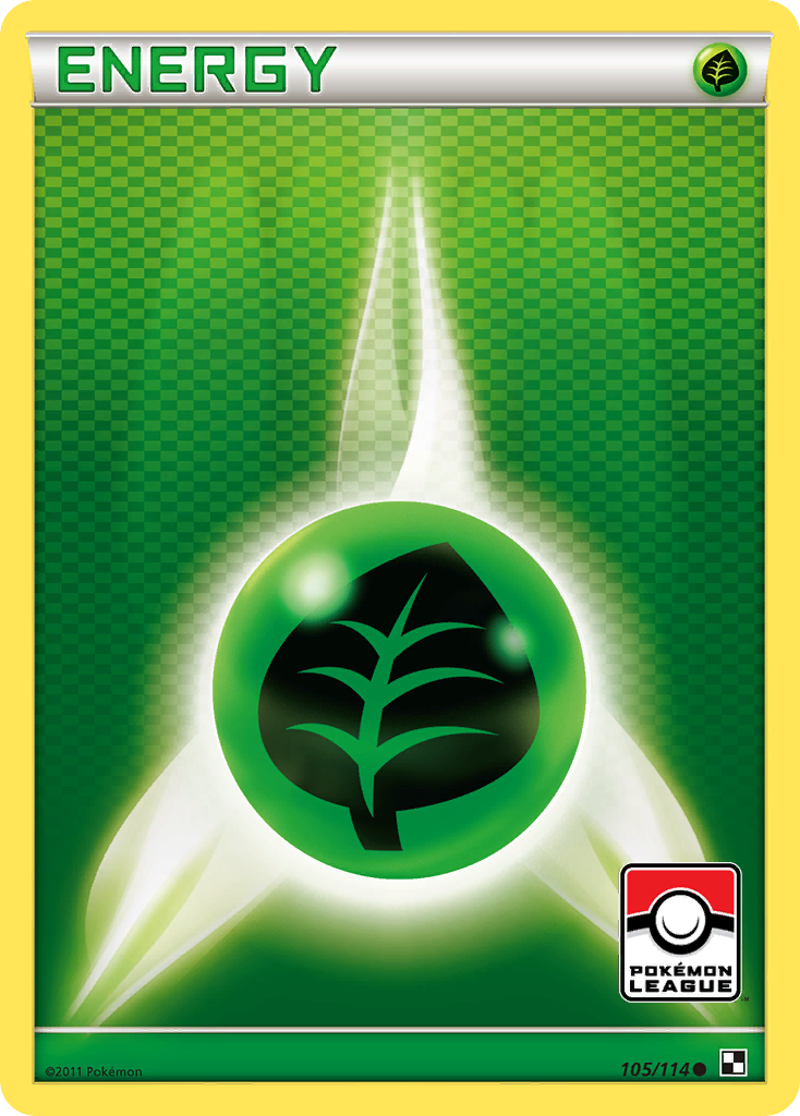 Grass Energy (105/114) [Black & White: Base Set] | Mindsight Gaming