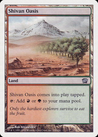 Shivan Oasis [Eighth Edition] | Mindsight Gaming