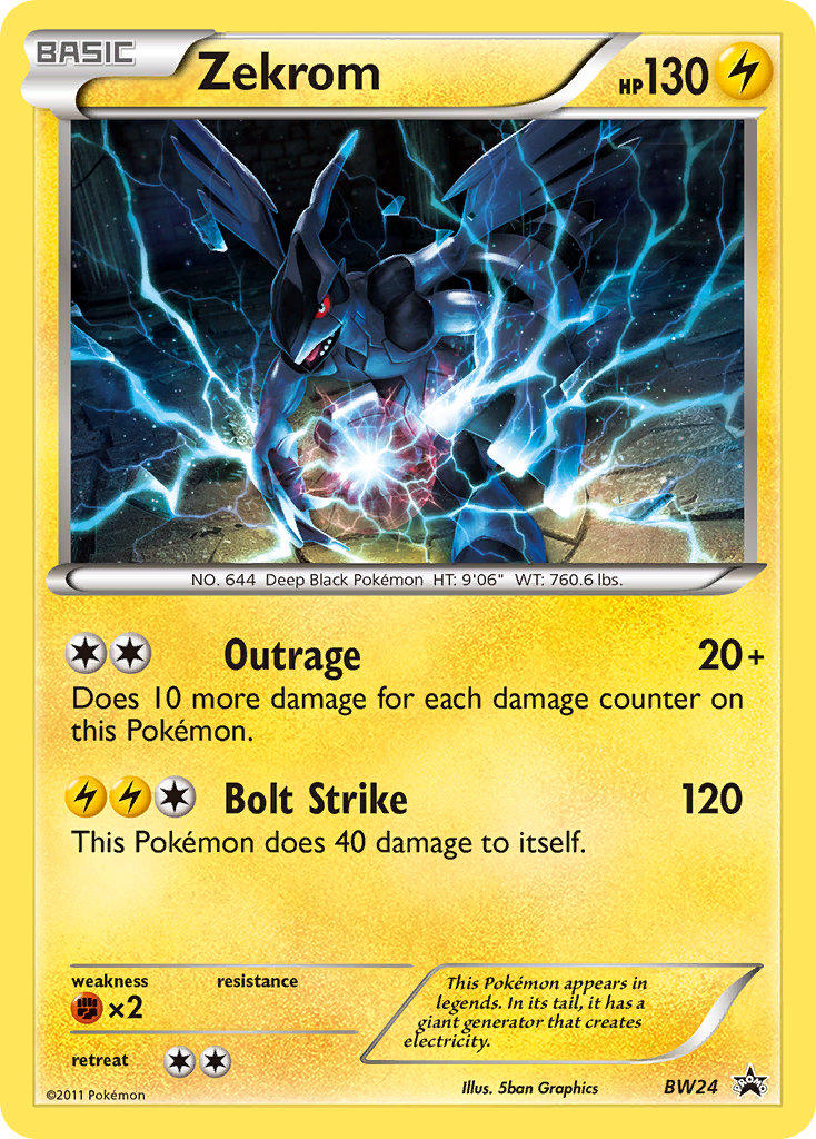 Zekrom (BW24) [Black & White: Black Star Promos] | Mindsight Gaming