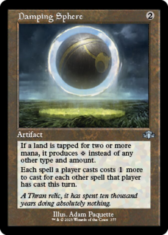 Damping Sphere (Retro) [Dominaria Remastered] | Mindsight Gaming